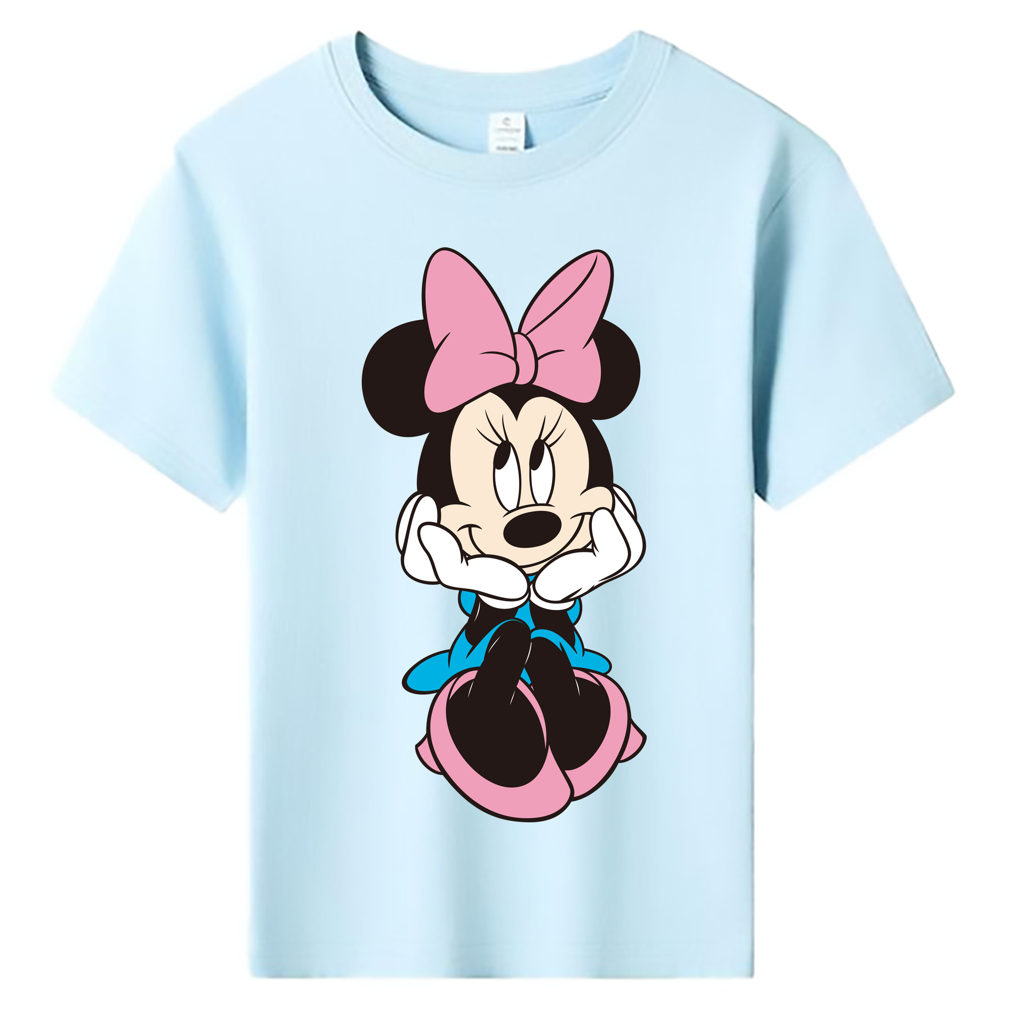 ミッキーマウス Mickey Mouse 綿100％キッズTシャツ（フロントプリント）